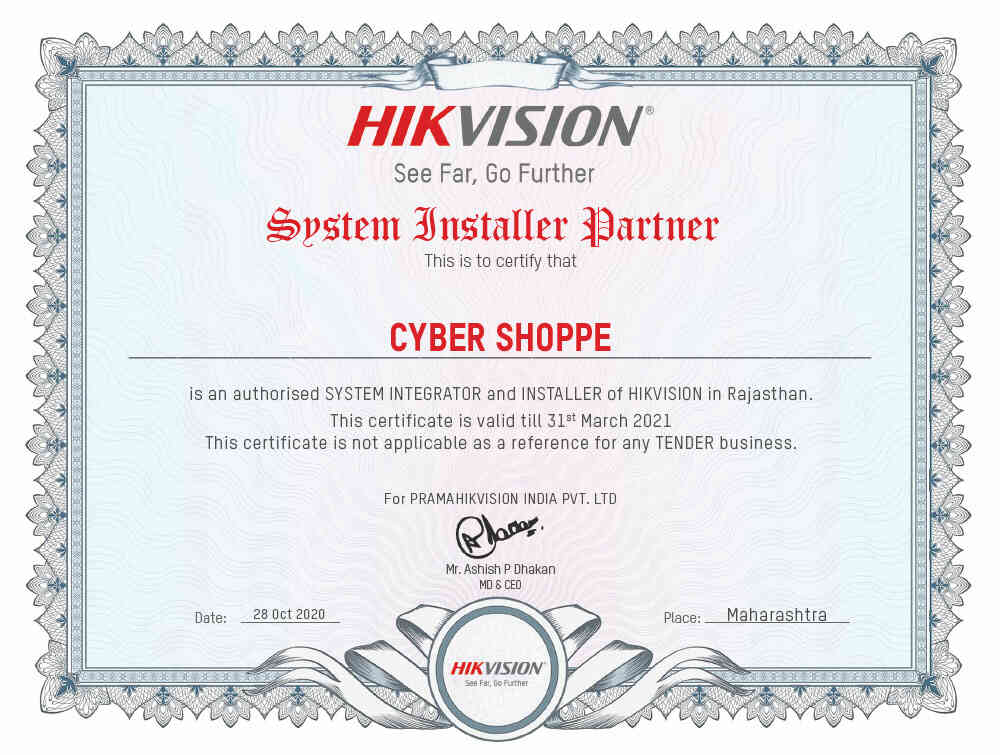 Hikvision System Installer Partner