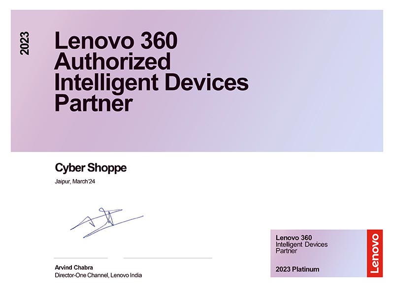 Lenovo 360 Intelligent Devices Partner