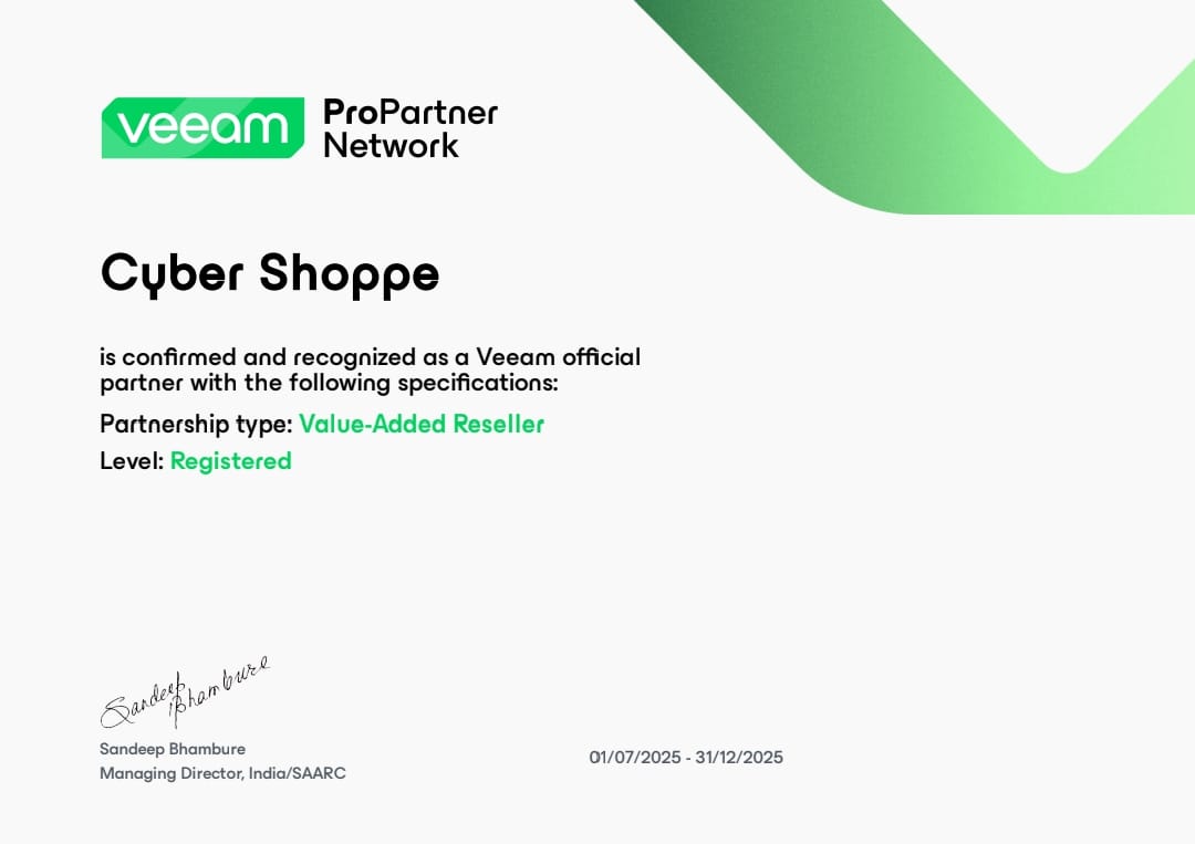 Veeam ProPartner — Value-Added Reseller